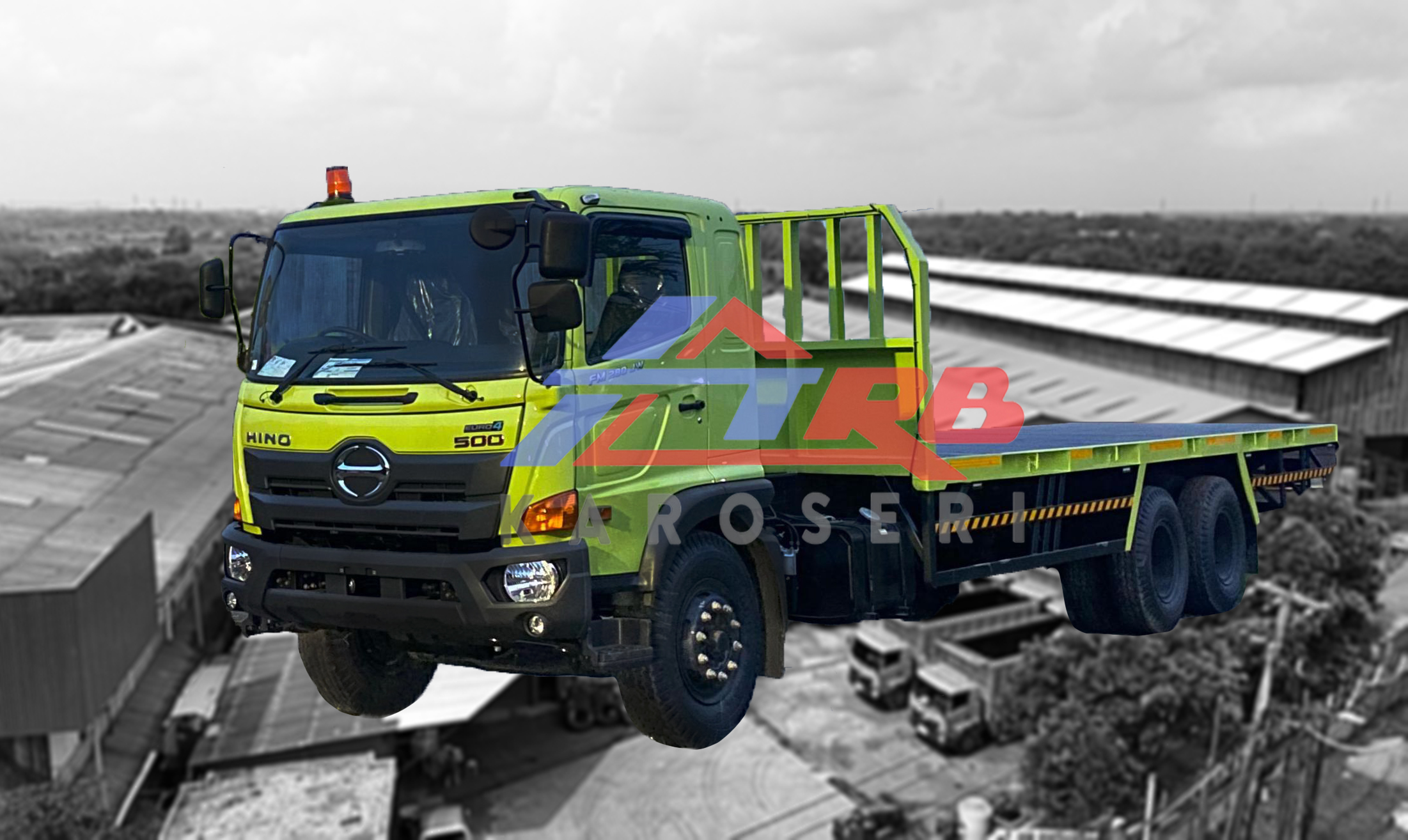 truk flatbed winch